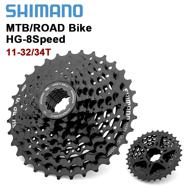 

Shimano 8 Speed Cassette CS-HG31-8 32T 34T Mountain Bike Flywheel 8V K7 8 Speed MTB Freewheel for Shimano M310 MTB Bicycle Tran