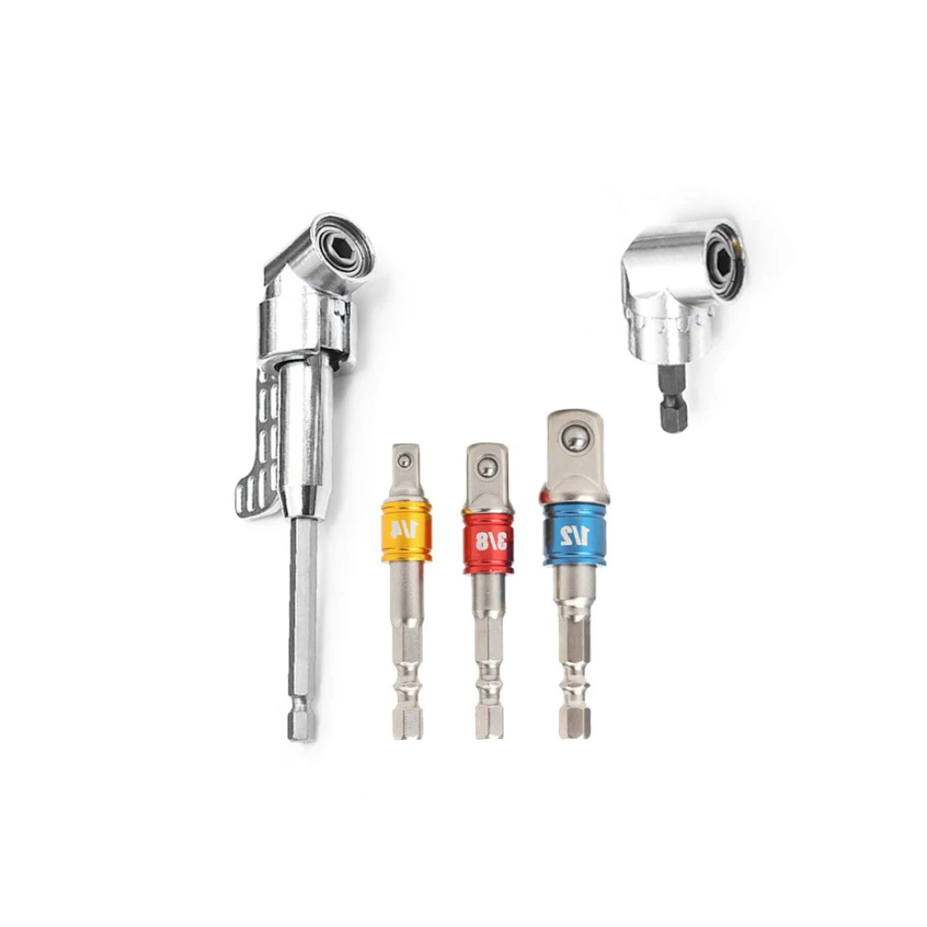 

Набор удлинителей для дрели, 5 насадок, 105 °, 6,35 мм