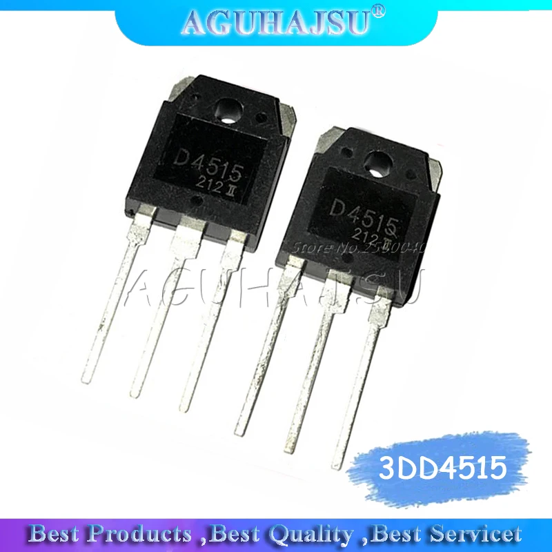 5PCS D4515 3DD4515 2SD4515  TO-247 Power Switch Transistor 15A400V