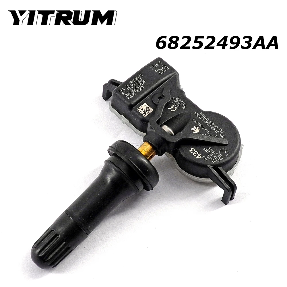 YITRUM 68252493AA Для Dodge Durango Jeep Compass Renegade Chrysler Voyager Fiat 500X TPMS датчик давления в шинах автомобиля 68105280AE YITRUM 68252493AA Для Dodge Durango Jeep Compass Renegade Chrysler Voyager Fiat 500X TPMS датчик давления в шинах автомобиля 68105280AE