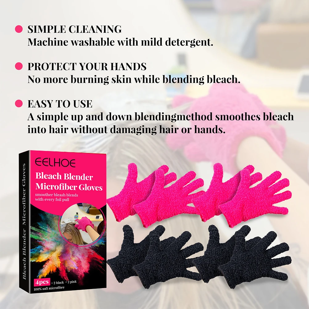 2 шт. нейлоновые перчатки для покраски волос | Аксессуары укладки