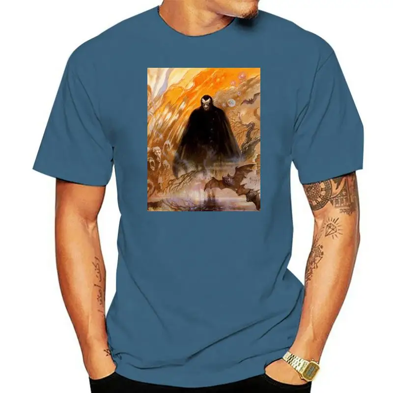 Мужская футболка с рисунком Фрэнка фрэзетта, арт-дилера смерти, Варвара, ужаса