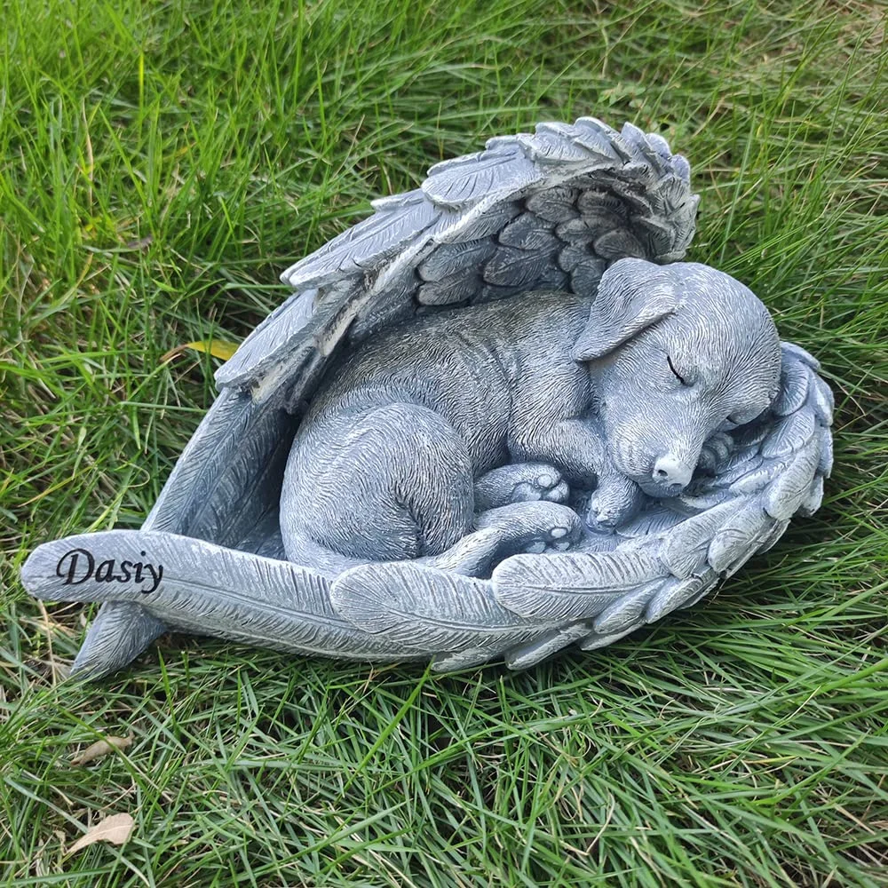 

Pet Gravestone Personalized Dog Memorial Stones with Pet Names for Dog Memorial Gifts and Pet Lost Gifts
