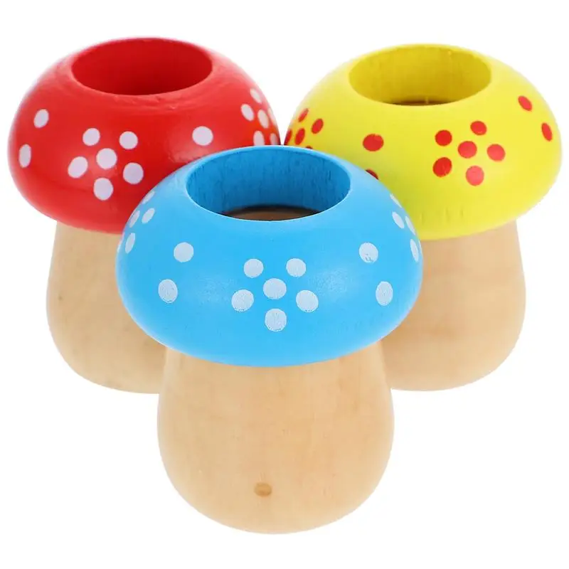 

Kaleidoscope Toys Kaleidoscopes Plan Mushroom Wooden Mirror Cognition Color Shape Lens Interactive 3D Child Parent S Children