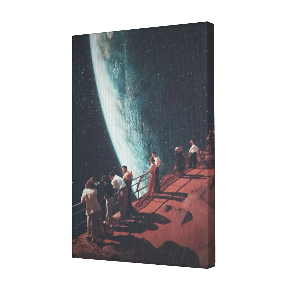 

Missing The Ones We Left Behind Canvas Frameless Painting Easy To Hang Decorative Holiday Bright Multi-Style