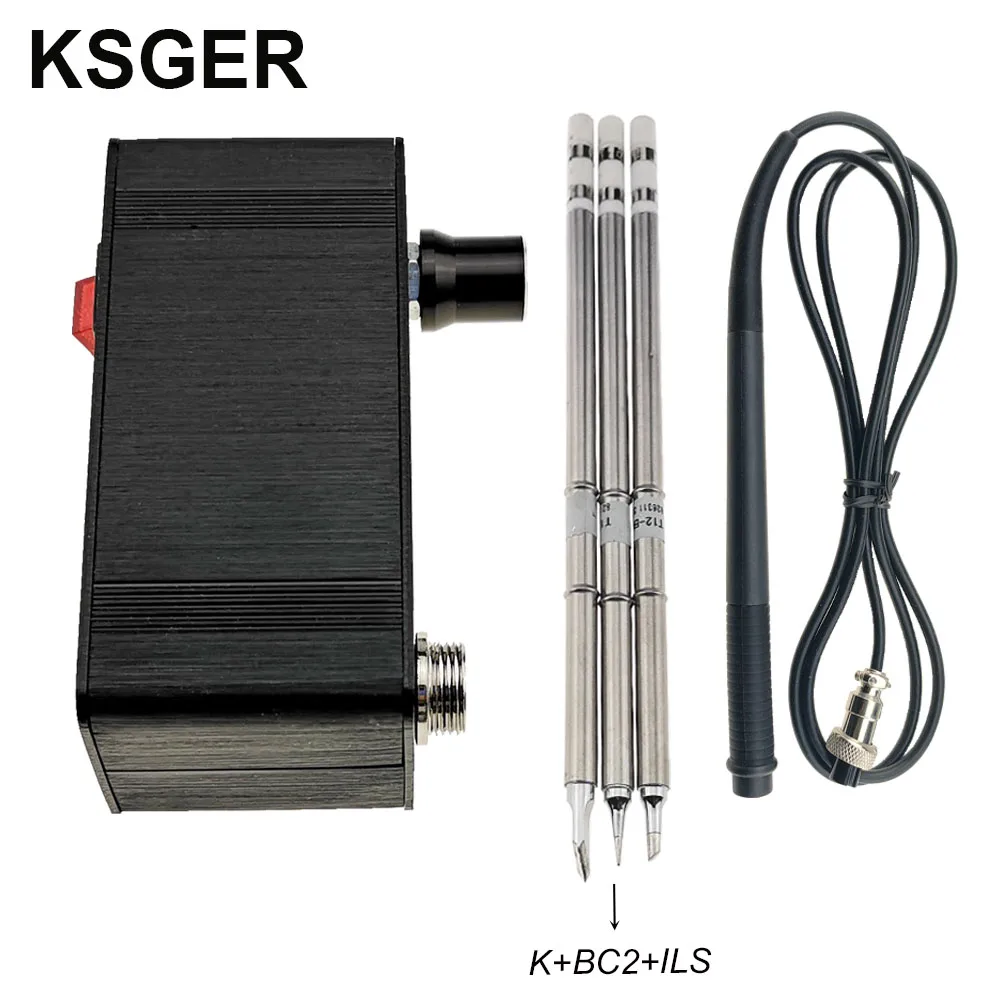 

KSGER T12 V3.1S Mini Auto-standby Soldering Station SMT32 Electric Welding Tool DC 24V Welding Station OLED Iron Tips DIY