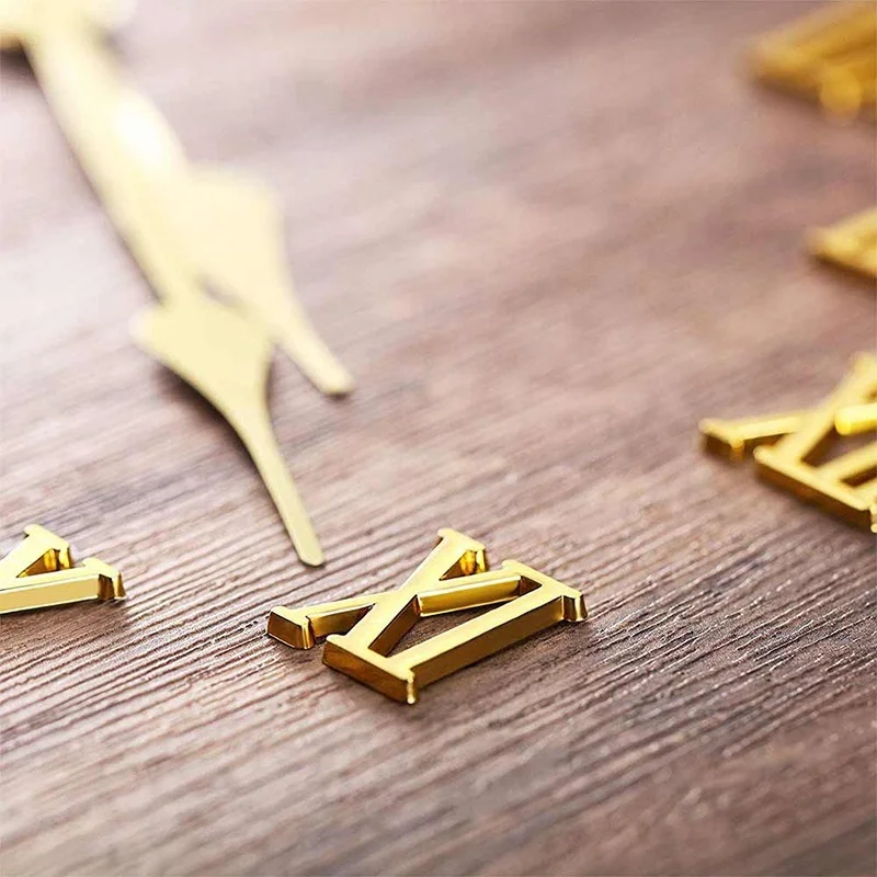 Набор часов ручной работы из материала с римскими цифрами восстановленные