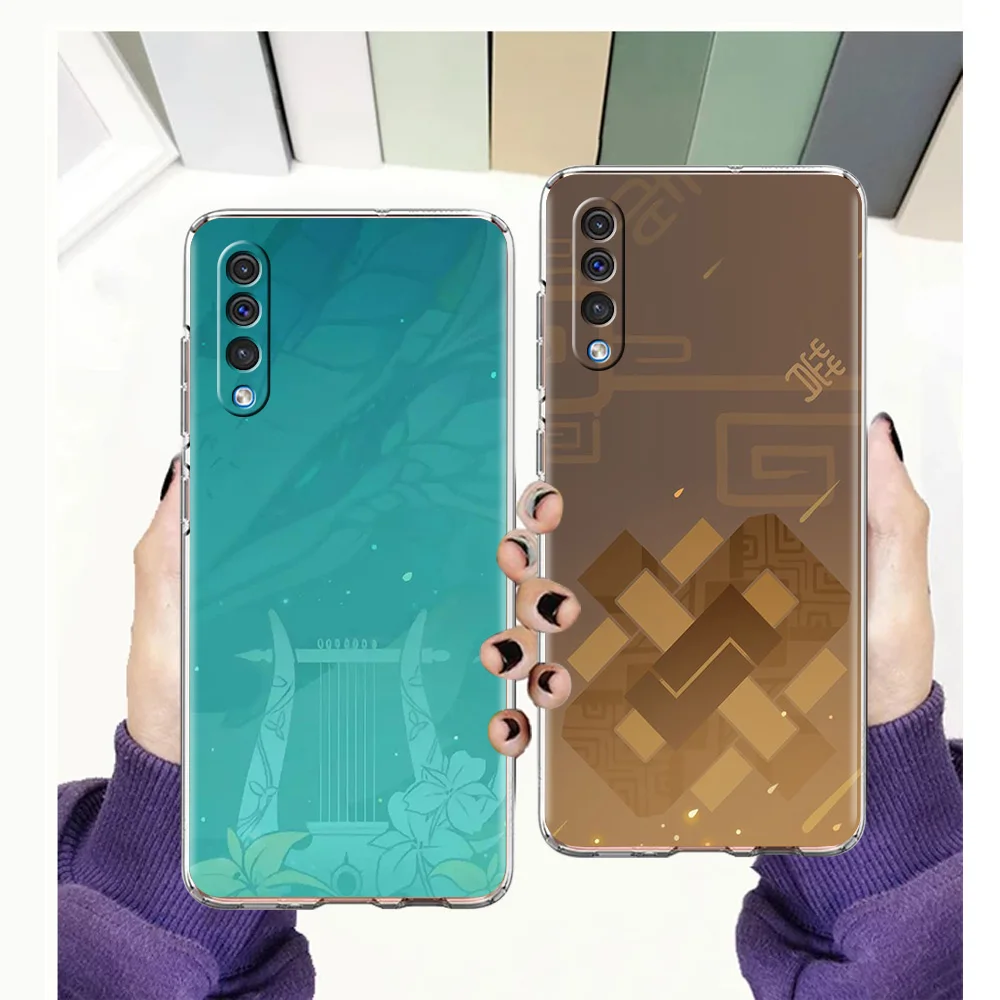 

Genshin Impact Game Clear Luxury Transparent Phone Case for Samsung Galaxy A12 A02 A03S A50 A70 A40 A10 A20 A30 Cover Silicone