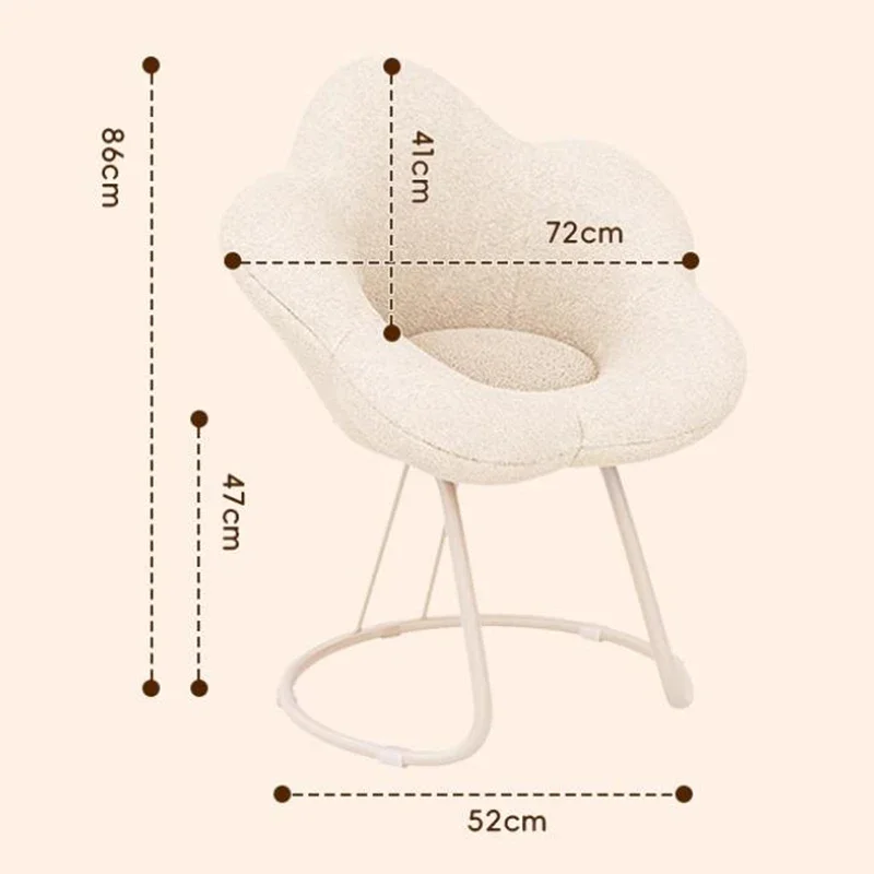 Скандинавское кресло для макияжа спальни роскошный поворотный комод отдыха