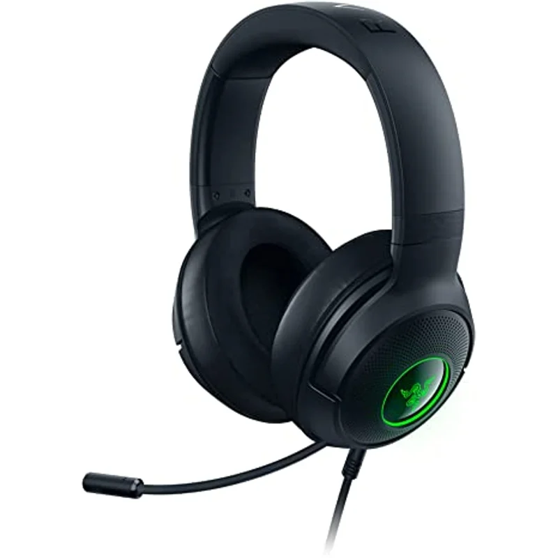 

Razer Kraken V3 X Wired USB Gaming Headset: Lightweight Build HyperClear Cardioid Mic - 7.1 Surround Sound - Chroma RGB Lighting