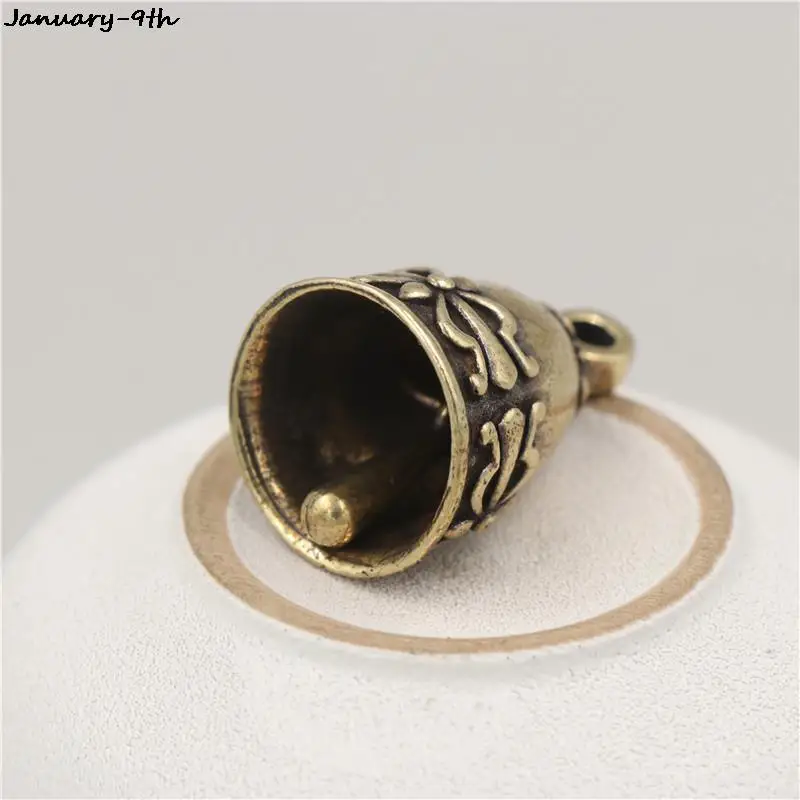 1 шт. Мини Античный колокольчик китайская латунная Медная скульптура молитвенная