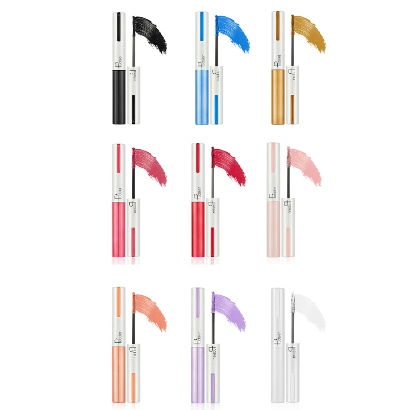 

9 Color Make-Up Extension Longlasting Fast Dry Waterproof Eyelash Silk Mascara