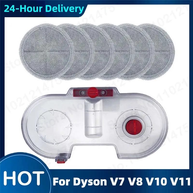 

Электрический резервуар для воды для Dyson V7 V8 V10 V11 + 6 насадок для швабры аксессуары для пылесоса инструмент для уборки дома новинка