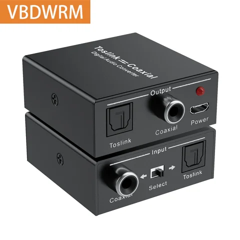 Цифровой аудио конвертер Toslink/RCA