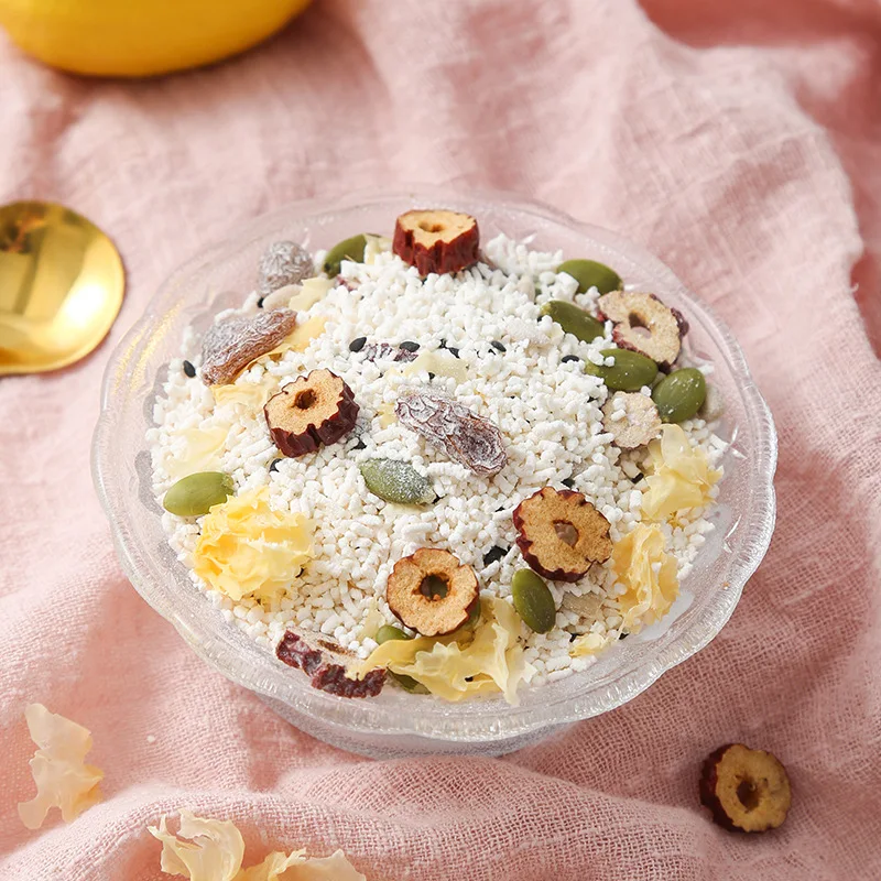 Быстрая густая тремелла Красная Дата и фотосуп 500 г/банка |