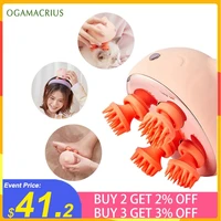 mini cat head massager electric scalp automatic kneading and grasping automatic meridian dredging multi claw artifact
