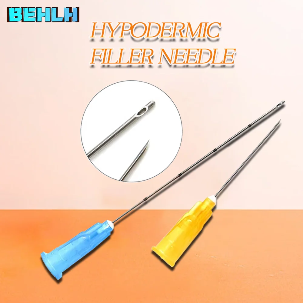 Одноразовая мерная игла для наполнения тонкая микро-канюля инъекций Корея тупые