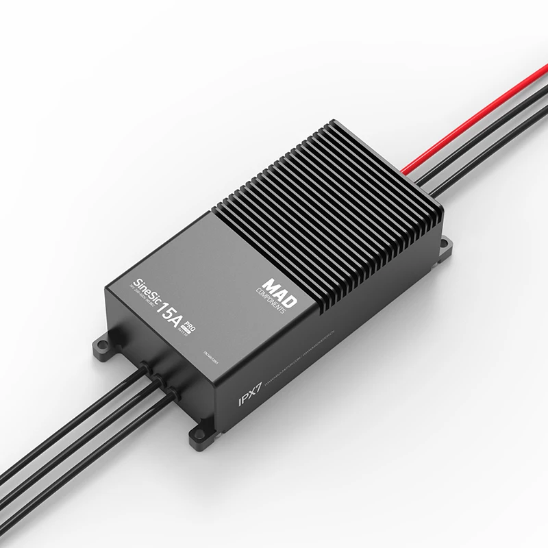 Фото Контроллер двигателя ATV SineSic 15A Pro 600V с высокой плотностью мощности и эффективностью, ручной бесщеточный ESC для двигателей с большим тяговым усилием, для больших дронов №1