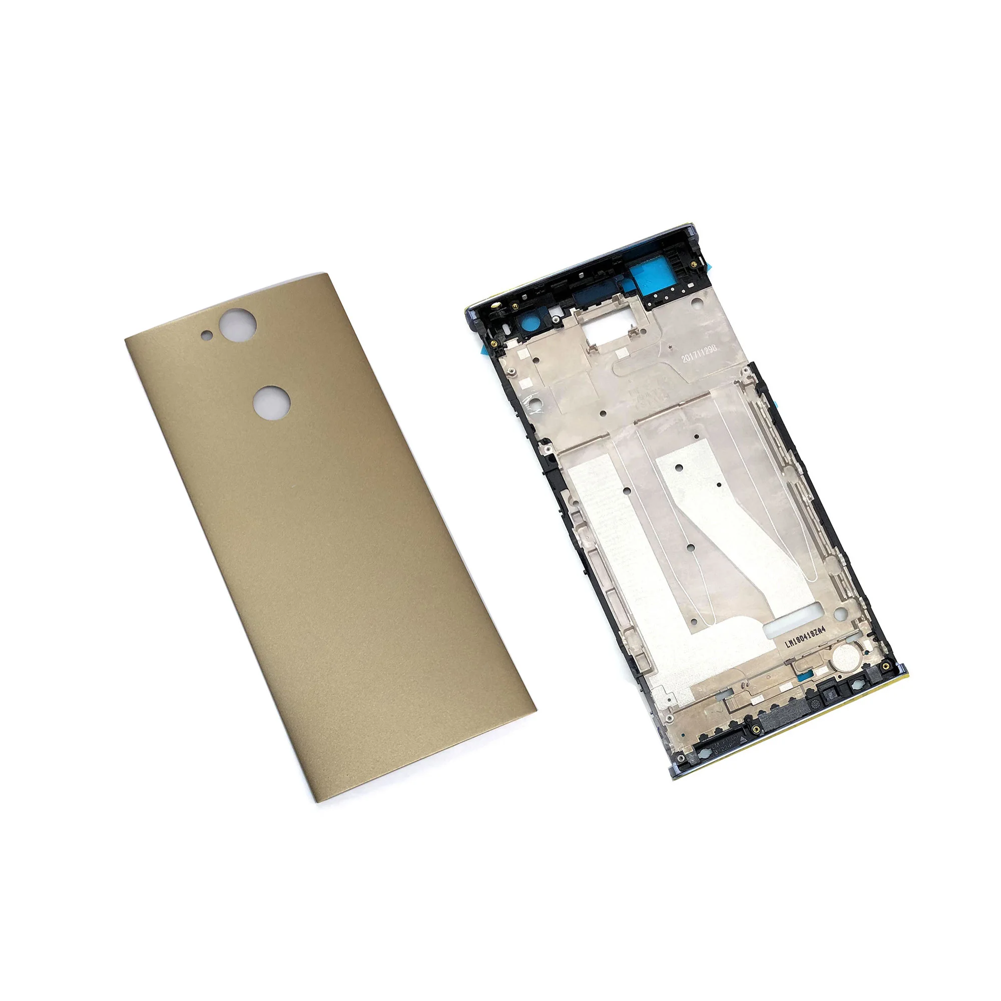 

Rear Cover Housing For Sony Xperia XA2 Ultra XA2U H4233 H4213 Middle Frame Parts Battery Back Door Case Cover Repair Parts