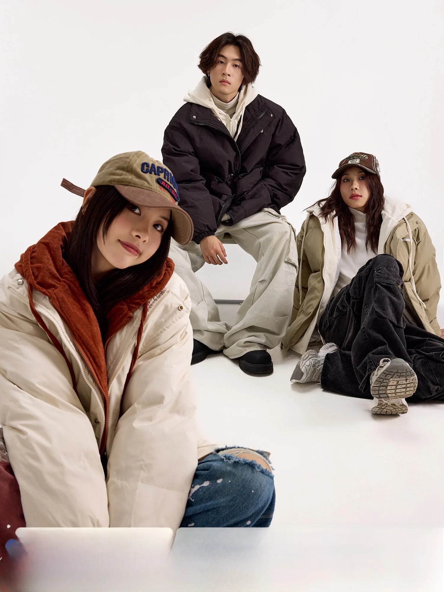 Второй консервативный искусственный двухсекционный парный капюшон с хлопковой