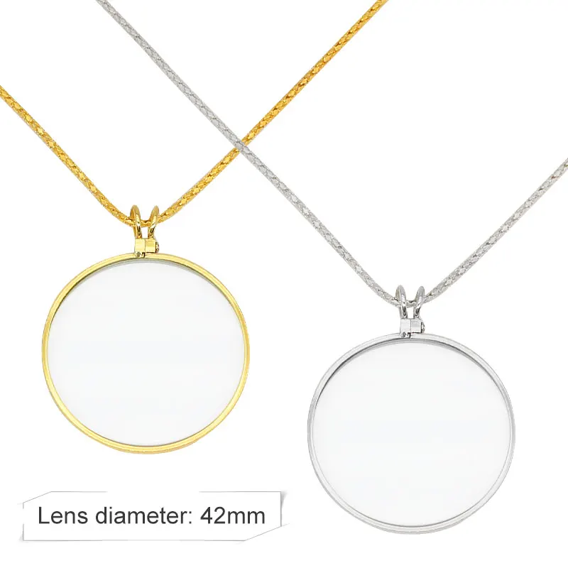 Женское оригинальное ожерелье светильник лое подвесное золотое/серебряное