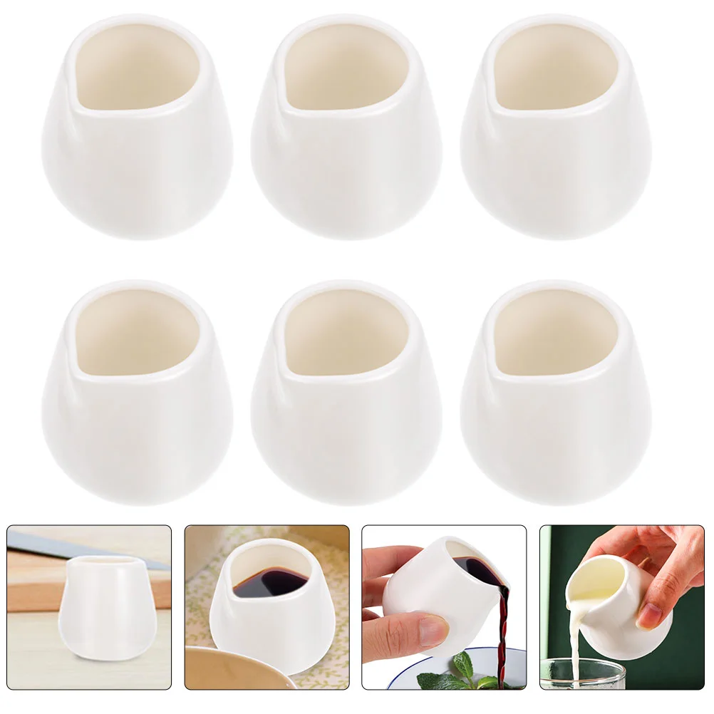 

Pitcher Creamer Sauce Gravy Coffee Ceramic Jug Mini Pourer Bowl Dish Frothing Cup Jugs Boat Container Cream Mug Small Porcelain