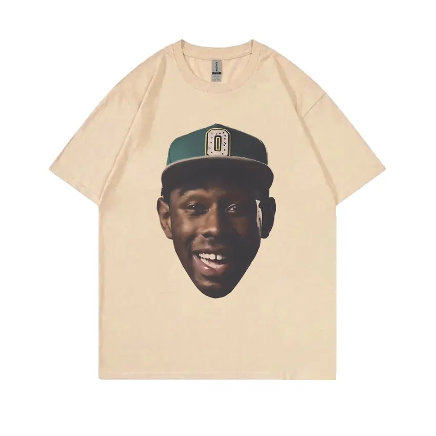 Famous Tyler The Creator Chromakopia Face Graphic T-shirts Men Women Fashion Hip Hop T Shirt Tops Male Cotton Oversized Shirts