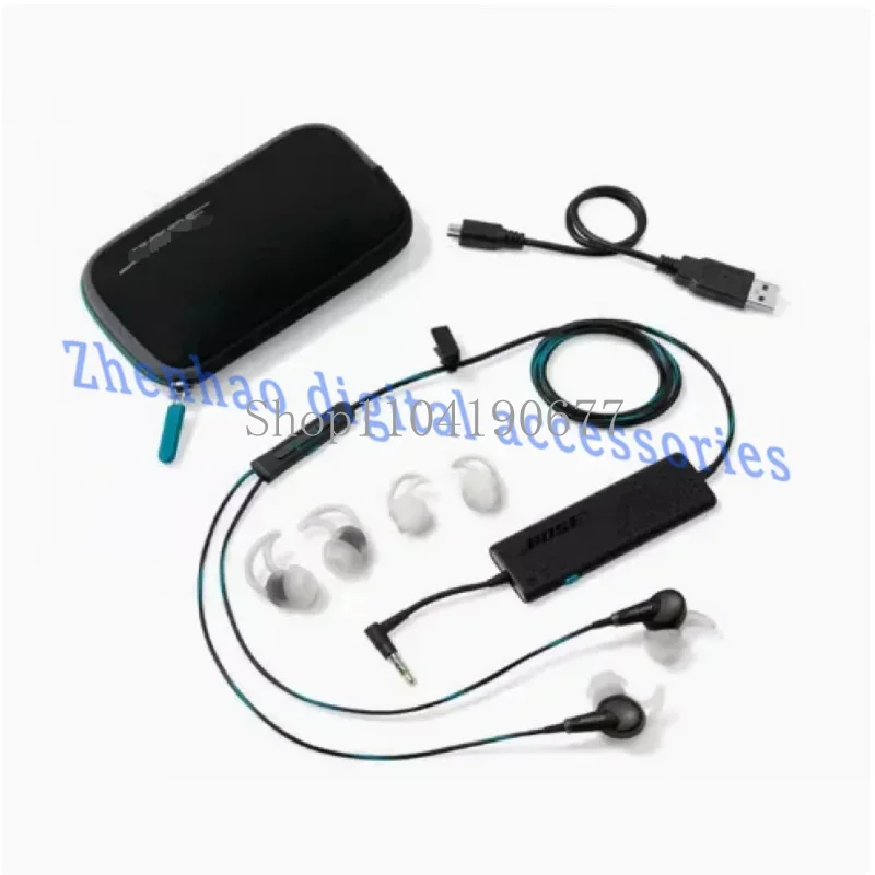 ДЛЯ наушников Bose QC20 с шумоподавлением QuietComfort 20 наушники для iOS/черный