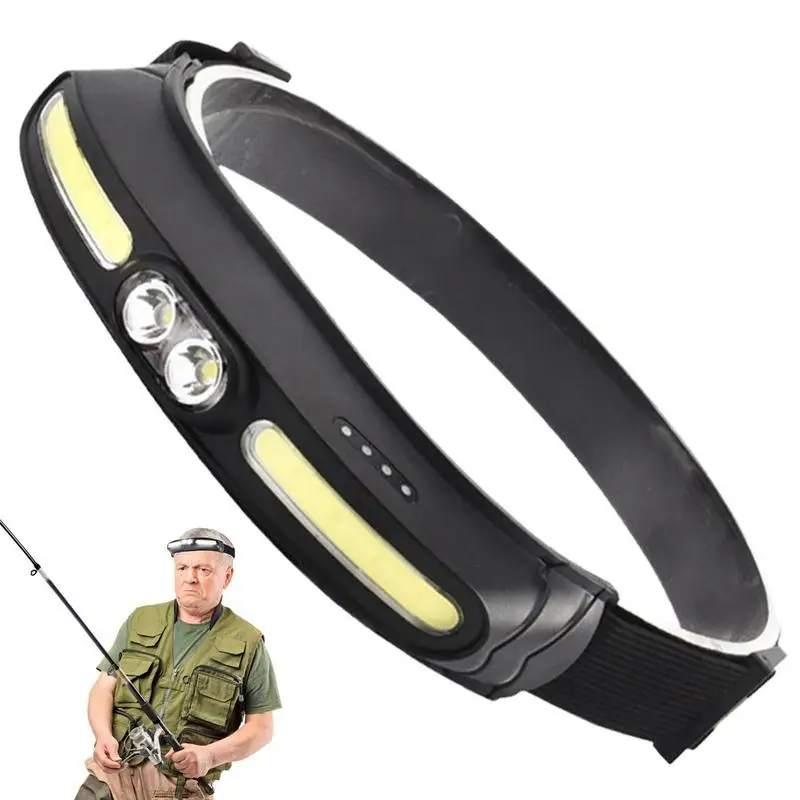 

Головной фонарь светодиодный, перезаряжаемый Головной фонарь с 5 светодиодный режимами, водонепроницаемый Головной фонарь, Головной фонар...