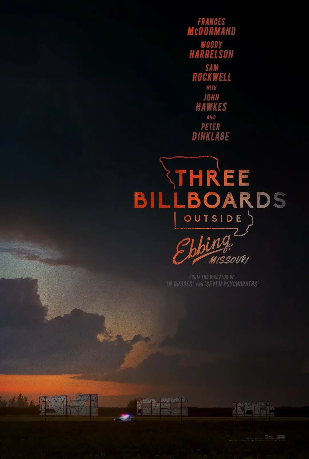 

Three Billboards Outside Ebbing Missouri Movie Print Art Canvas Poster for Living Room Decoration Home Wall Decor Picture
