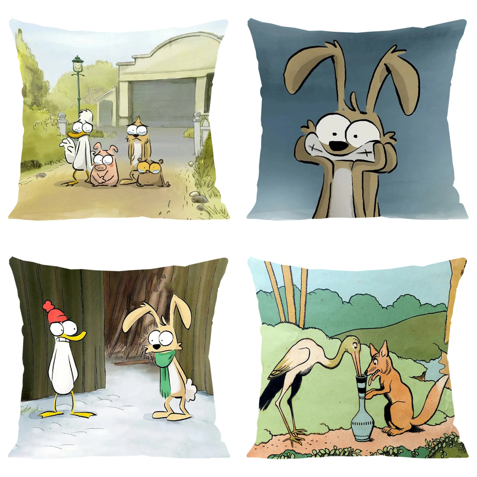 Le Grand Méchant Renard Et Autres Contes Домашний декор Декоративная наволочка 40x40 Чехлы для