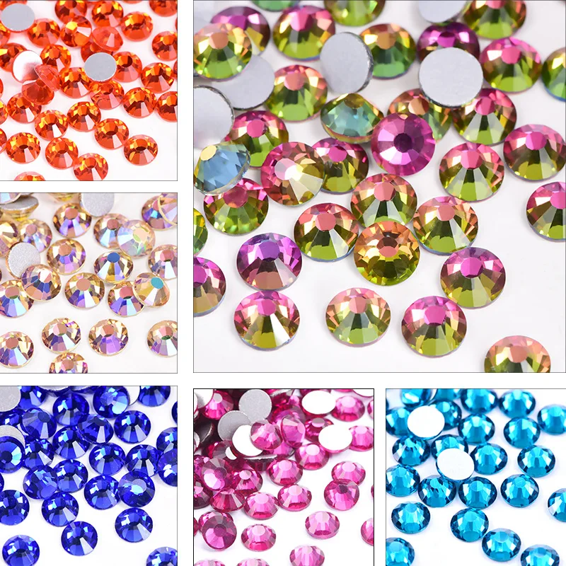 

Multicolor Purple Velvet Crystal AB Better DMC Hot Fix Rhinestones,Glass Strass Hotfix Iron On Rhinestones Sewing & Fabric Decor