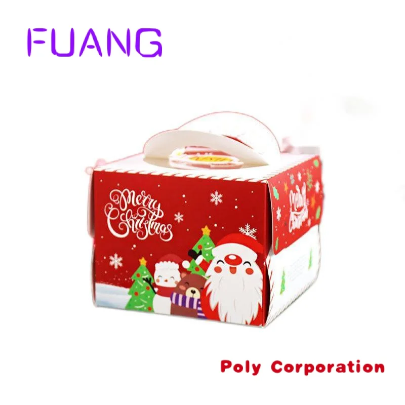 Ruizhuo Customised Wholesale Paperboard Paper Portable Cheese Cake Packing Boxes Handle Birthday Cpacking box for small business
