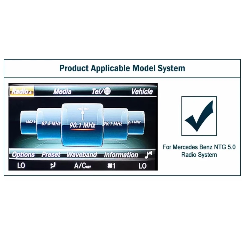 

Беспроводной CarPlay для Mercedes Benz 5.0 A CLA GLA W176 C-Class W205 GLC 2015-2018 с Android Auto Wireless Car Play