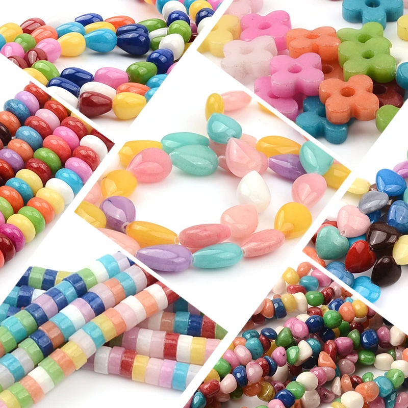 Multi Breed Irregular Freeform Gravel Beads Dyed Natural Stone Beads For Jewelry Making Bracelets Necklace Accessories Making