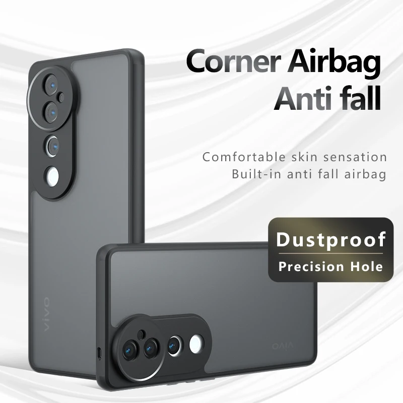 Чехол с подушкой безопасности Skin Sensation и защитой от падения для Vivo V40 Pro Mircropyle