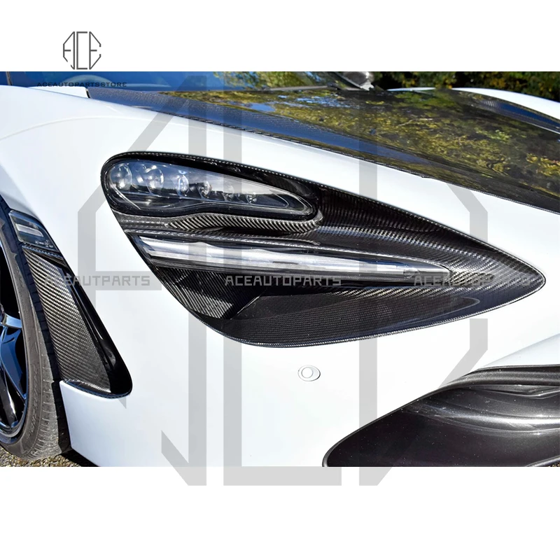Налобный фонарь для Mclaren 720S налобный из углеродного волокна накладка на фару