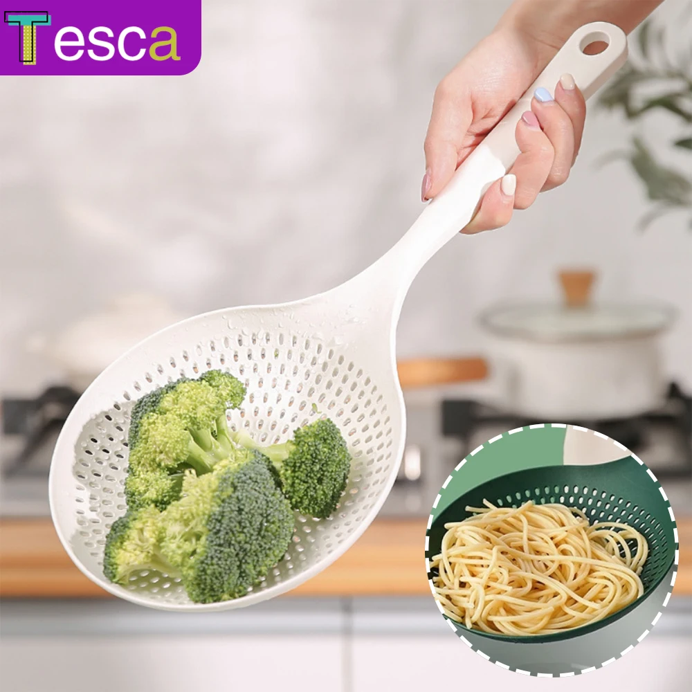 

Non-stick Large Colander High Temperature Japanese-style Noodle Spoon Pan Colanders Strainers Kitchen Large Long Handle Spoon