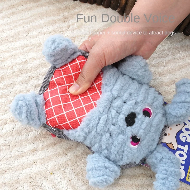 Прочные Писк-игрушки Для Собак Устойчивый К Жеванию Флисовый Материал Шлифовки