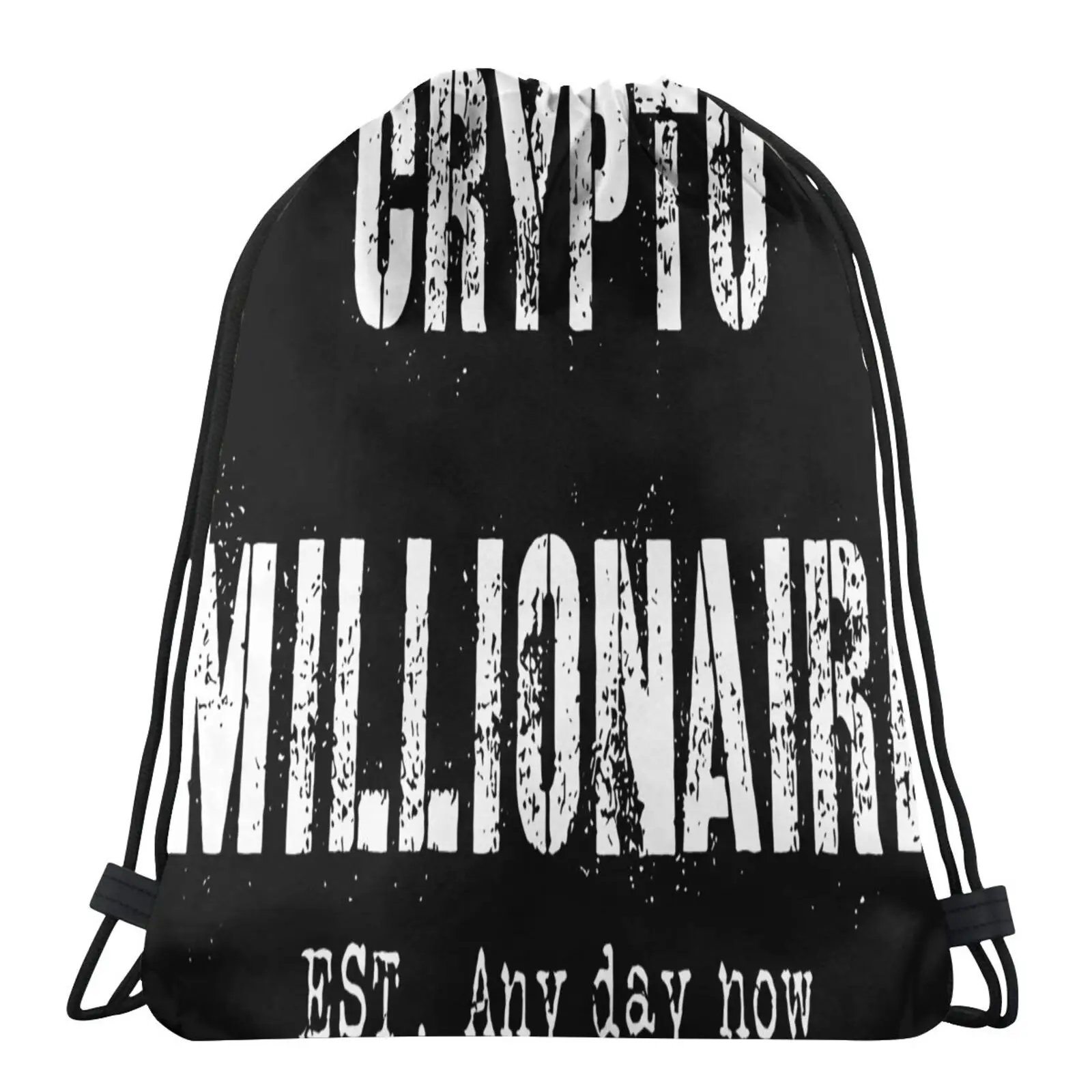 

Сумка-мешок для хранения крокодиловой криптокриптовалюты, сумка-мешок для шнура, готический рюкзак для обуви, сумка для хранения с логотипо...