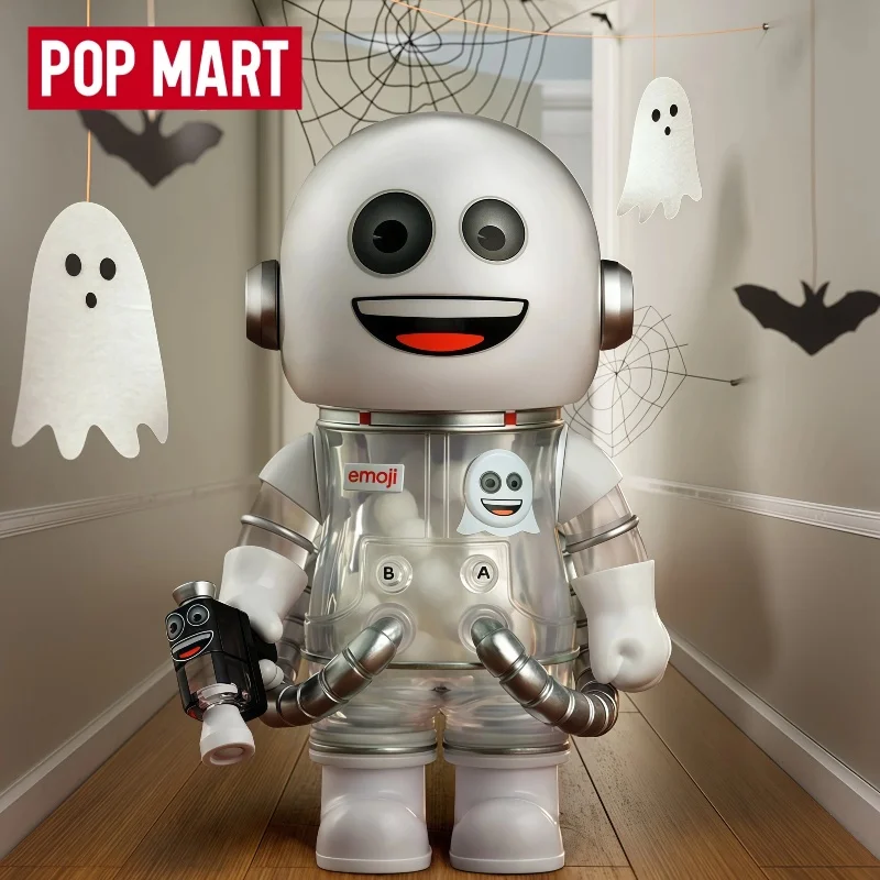 Фото Хит продаж: Оригинальная фигурка POP MART MEGA SPACE MOLLY 100% × Emojl ™   Коллекционная фигурка-сюрприз в слепой коробке: модный подарок №4