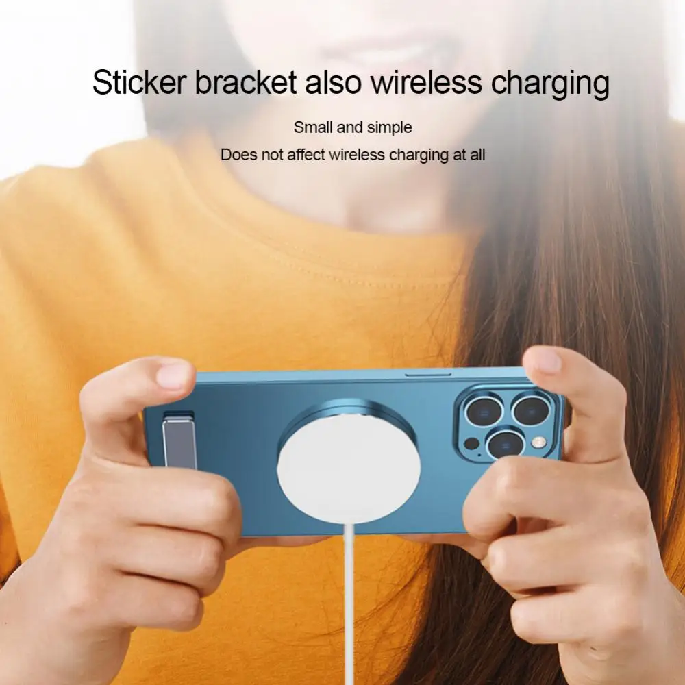 

Folding Desk Mount Holder Bracket Aluminum Alloy Mini Phone Holder Folding Stand Lazy Bracket Phone Stand L-shape Portable