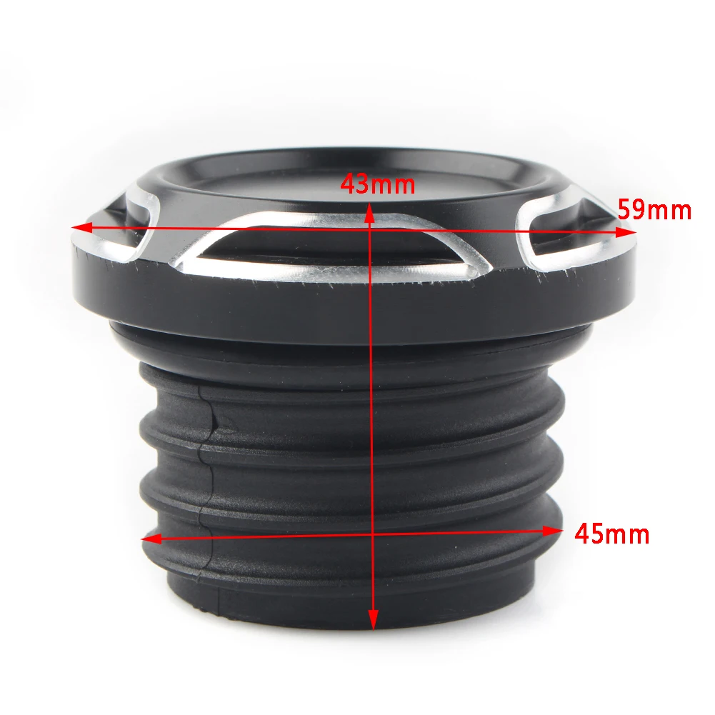 Крышка масляного бака бензобака мотоцикла с правой резьбой ЧПУ для Harley Davidson Dyna