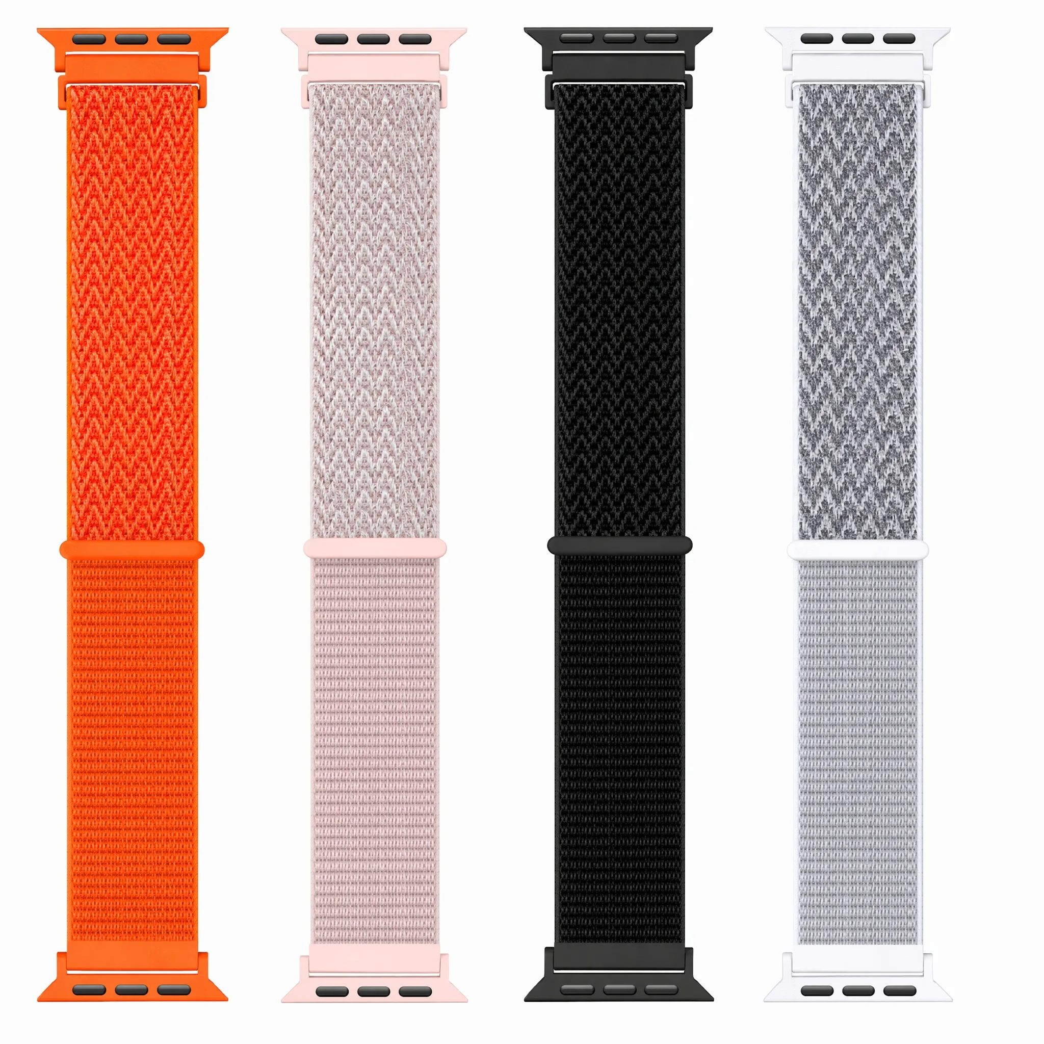Фото Нейлоновый ремешок-петля для Apple Watch 46 мм, 42 мм, 44 мм, 40 мм, 41 мм, 45 мм, узорчатый браслет Correa для iWatch 11, 10, SE, 9, 8, 7, Ultra 3, 2, 49 мм №2