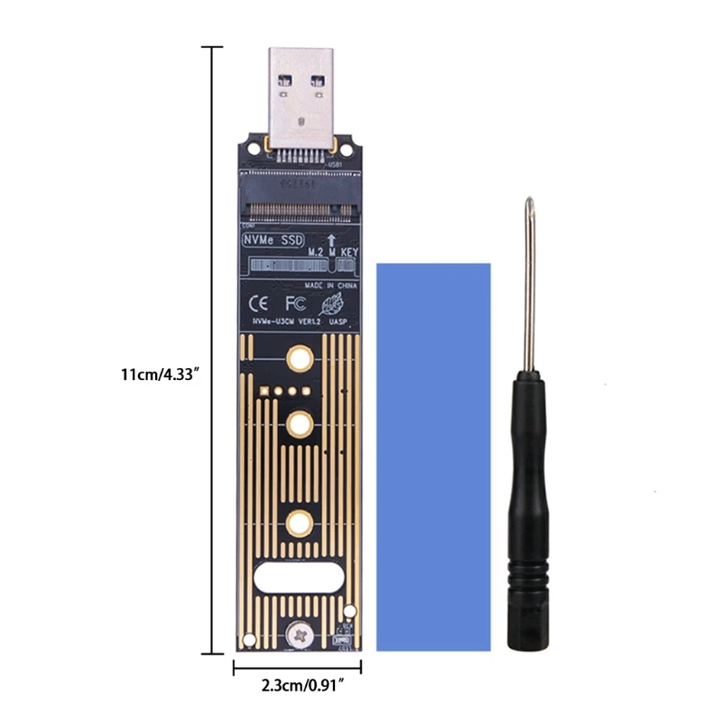 

Nvme Protocol SSD To Usb3.1 Type-A Wireless HDD Hard Disk Box Adapter Card for M