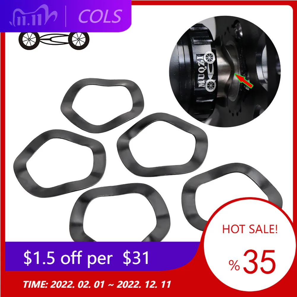 

5pcs Ultrathin Crank Adjusting Gasket For Bike GXP 24/30mm Crankset Adjustment Wave Washer Bicycle Spare Parts