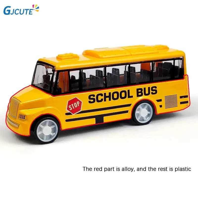 

Simulation Interesting School Bus With Pull-Back Die Cast Toy For Over 3 Years Old Kids Toddlers Cool Modeling Toys Kids Gifts