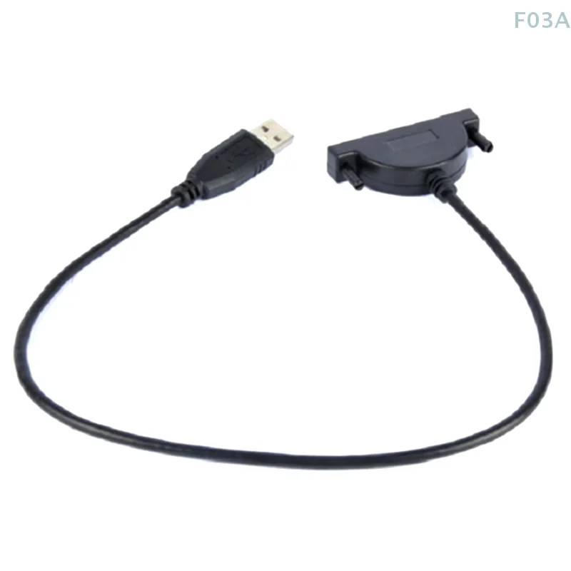 Фото USB 2.0 SATA кабель CD/DVD-ROM кабель адаптер оптического драйвера для ПК ноутбука ноутбука №4