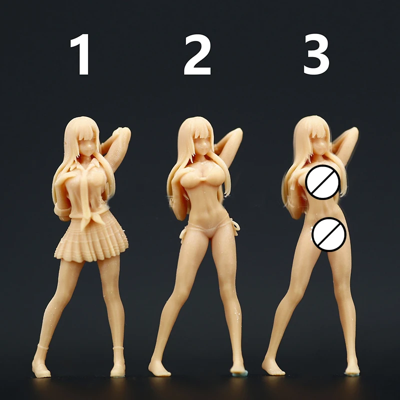 

Модель из смолы 1/64 года, наборы, сексуальная женская униформа Kitagawa, фигурки аниме, фигурки из смолы, миниатюрная модель GK, Диона, Неокрашенна...