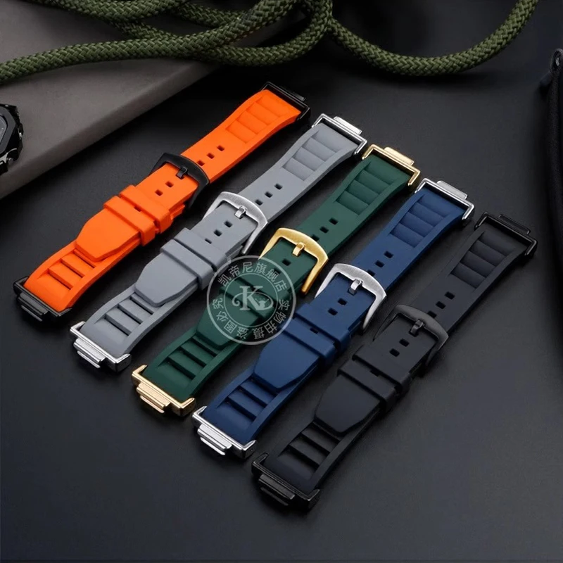 Ремешок для часов из фторкаучука для Casio G-SHOCK DW5600 DW-5600 GW-B5600 GW-M5610 GA 110 100 120 GA2100 Series Спортивный мужской ремешок (art.: 3920caeb527a2) - 3920caeb527a2
